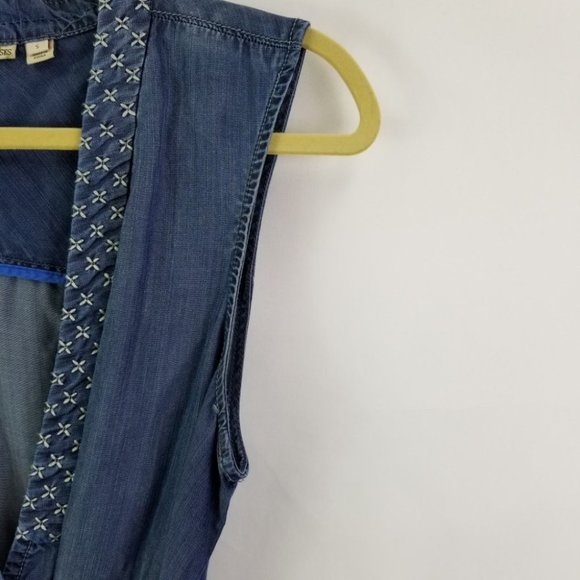 Anthropologie Holding Horses Top Embroidered Small - Picture 6 of 8